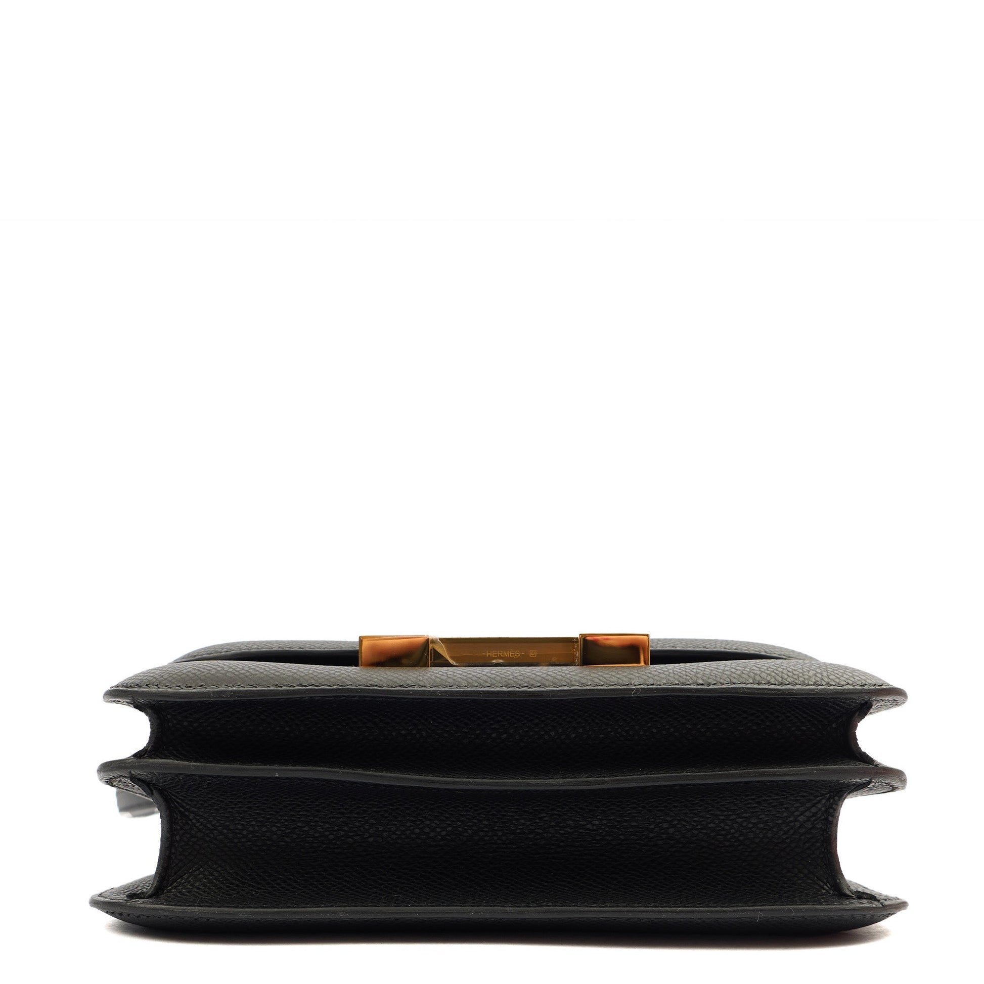 Hermes Shoulder Bag Constance 18 in Black, Epsom Leather — Alternate View 15