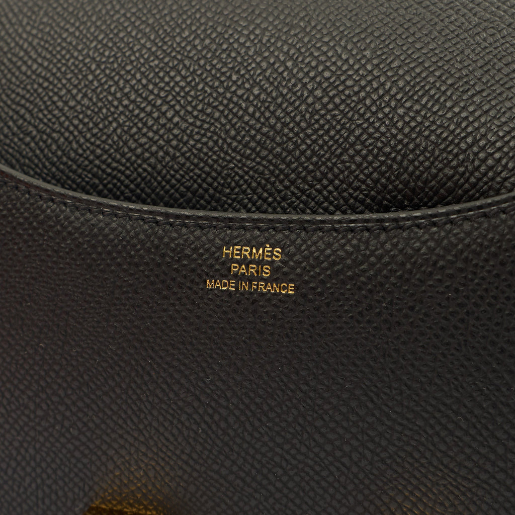 Hermes Shoulder Bag Constance 18 in Black, Epsom Leather — Alternate View 10