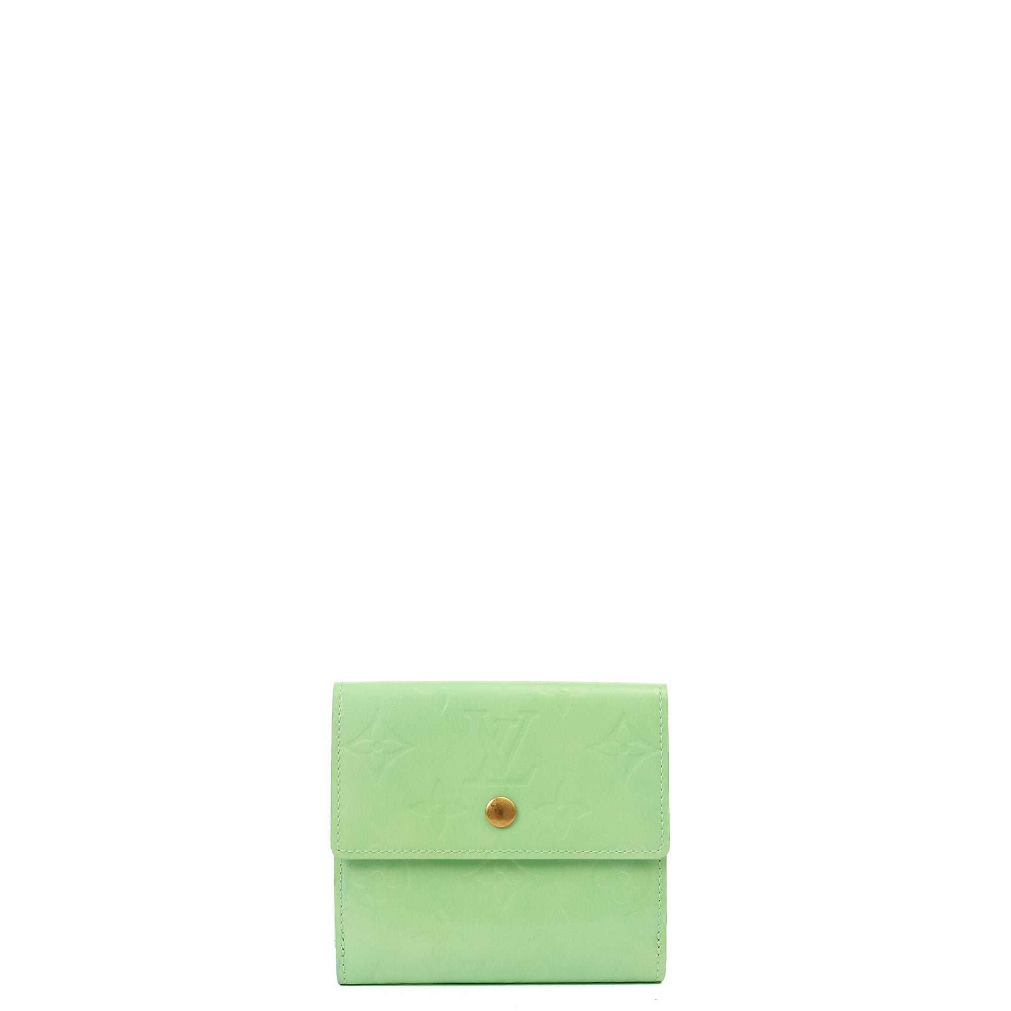Louis Vuitton Wallet Wallet in Green, Patent Leather — Alternate View 7
