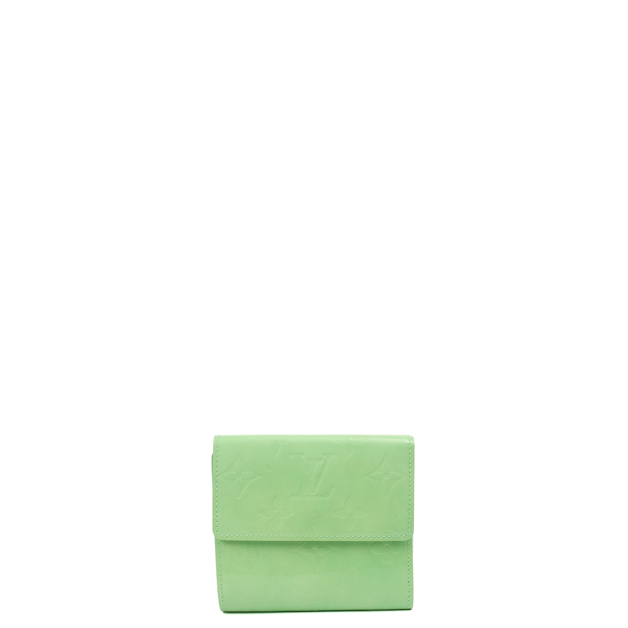 Louis Vuitton Wallet Wallet in Green, Patent Leather — Alternate View 8