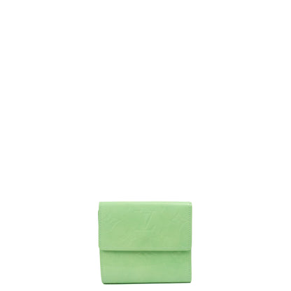 Louis Vuitton Wallet Wallet in Green, Patent Leather — Alternate View 8