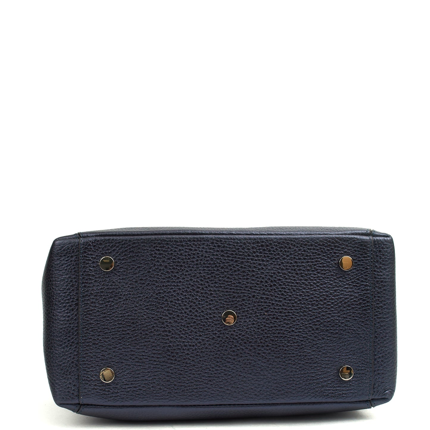 Aspinal of London Top Handle London Tote - Midi in Blue, Exotic Effect Leather — Alternate View 10