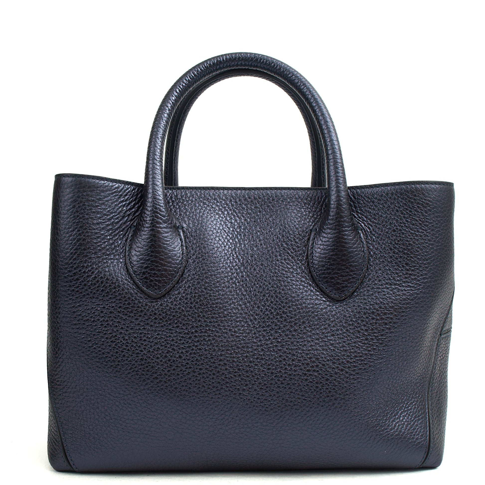 Aspinal of London Top Handle London Tote - Midi in Blue, Exotic Effect Leather — Alternate View 9