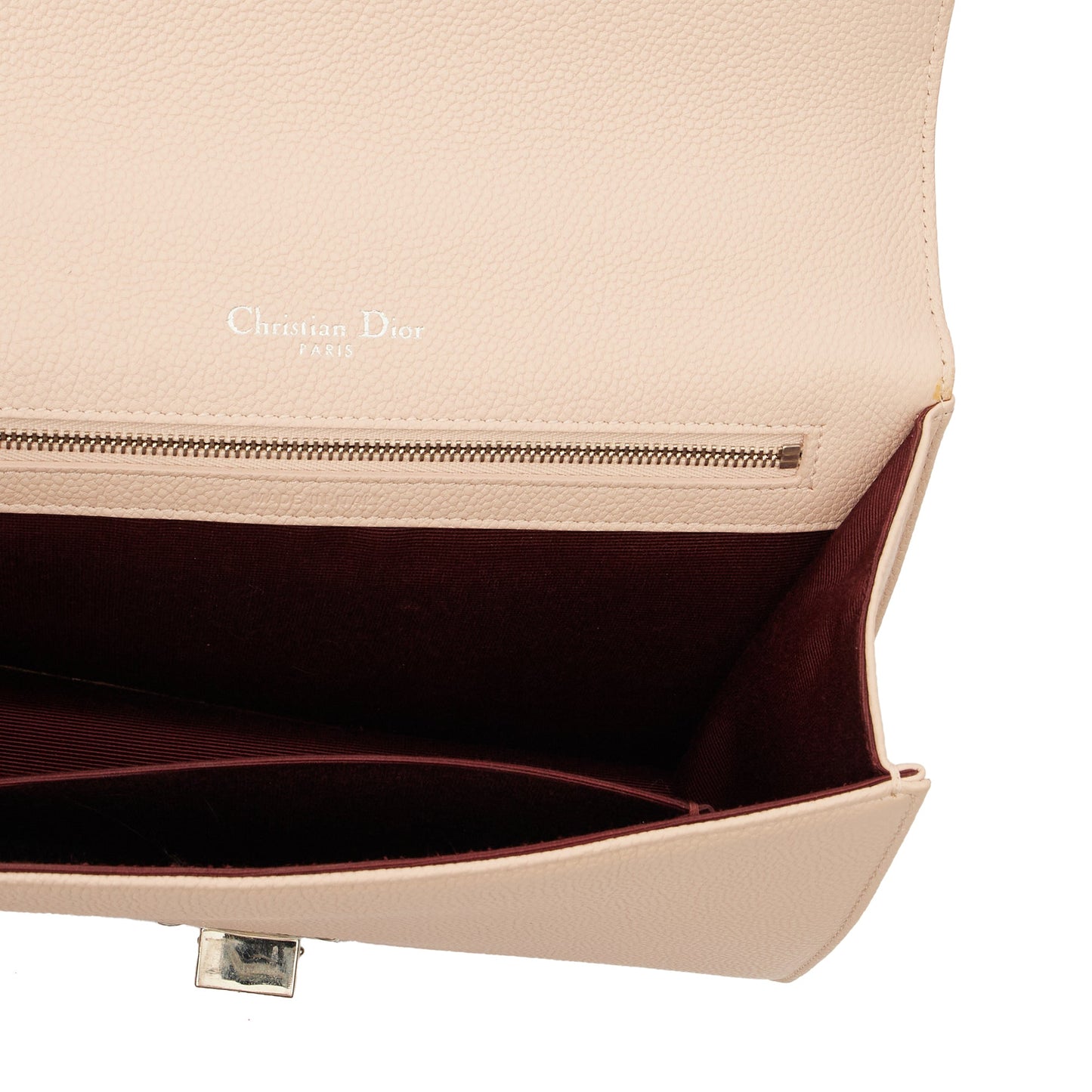 Christian Dior Shoulder Bag Diorama - Medium in Neutral, Calfskin — Detail View