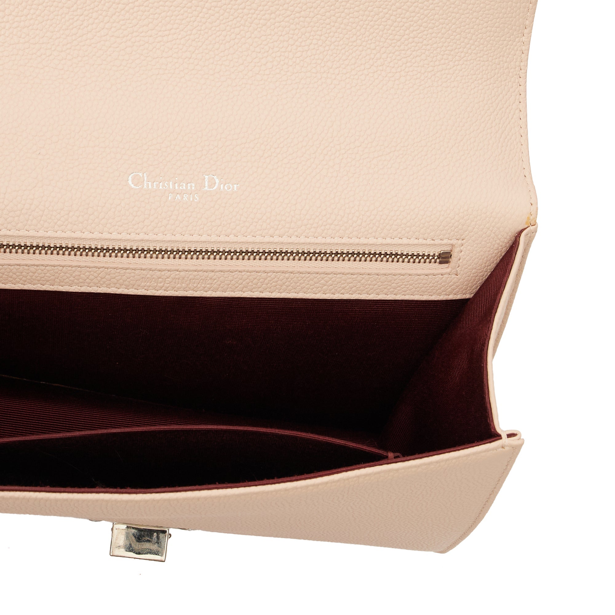 Christian Dior Shoulder Bag Diorama - Medium in Neutral, Calfskin — Detail View