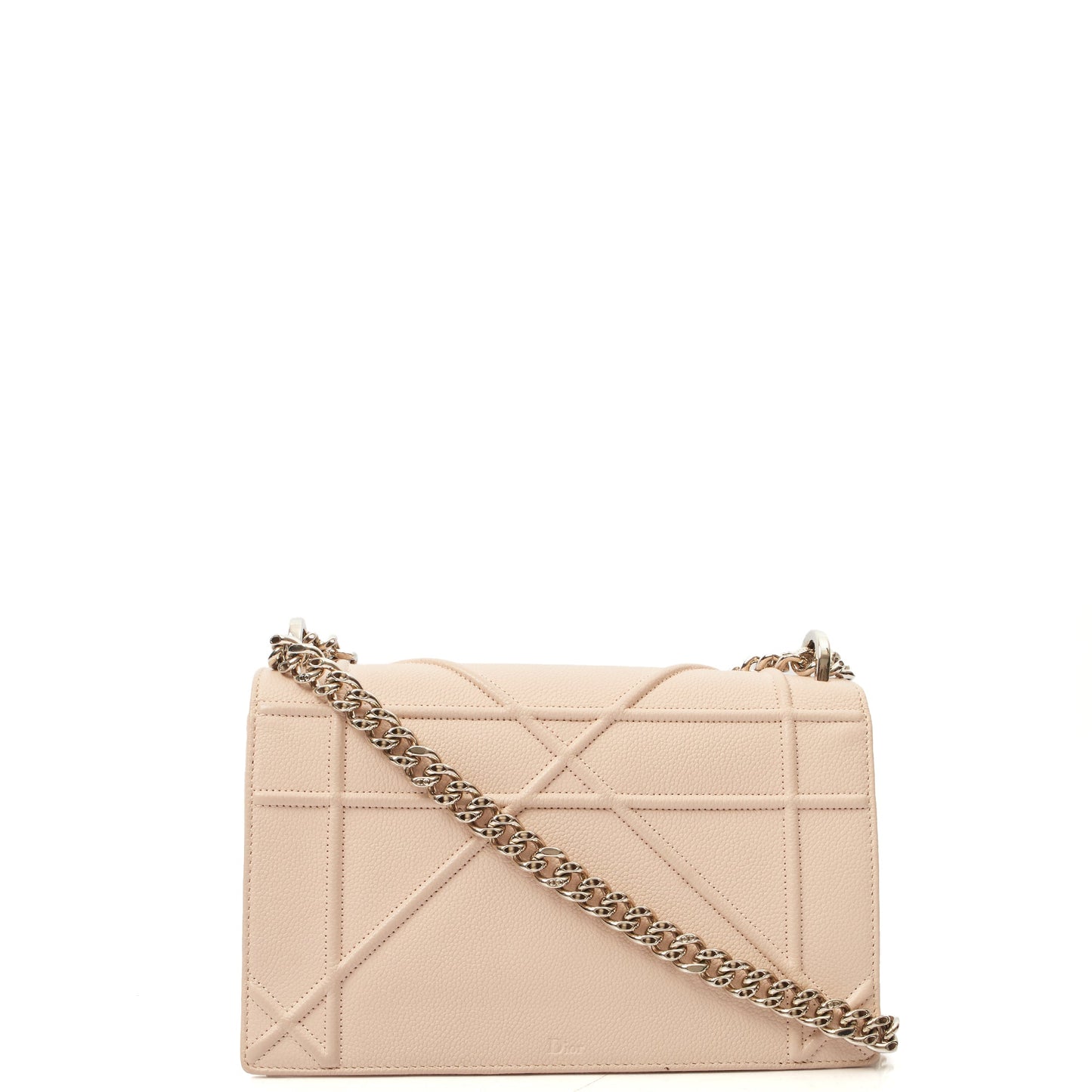 Christian Dior Shoulder Bag Diorama - Medium in Neutral, Calfskin — Back View
