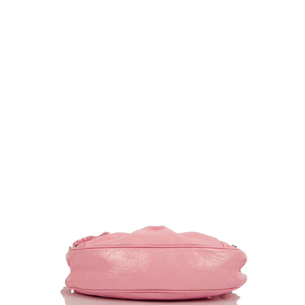 Balenciaga Shoulder Bag Le Cagole XS in Pink, Leather — Alternate View 11