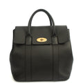 Mulberry Backpack Bayswater Backpack in Black, Leather — Front View