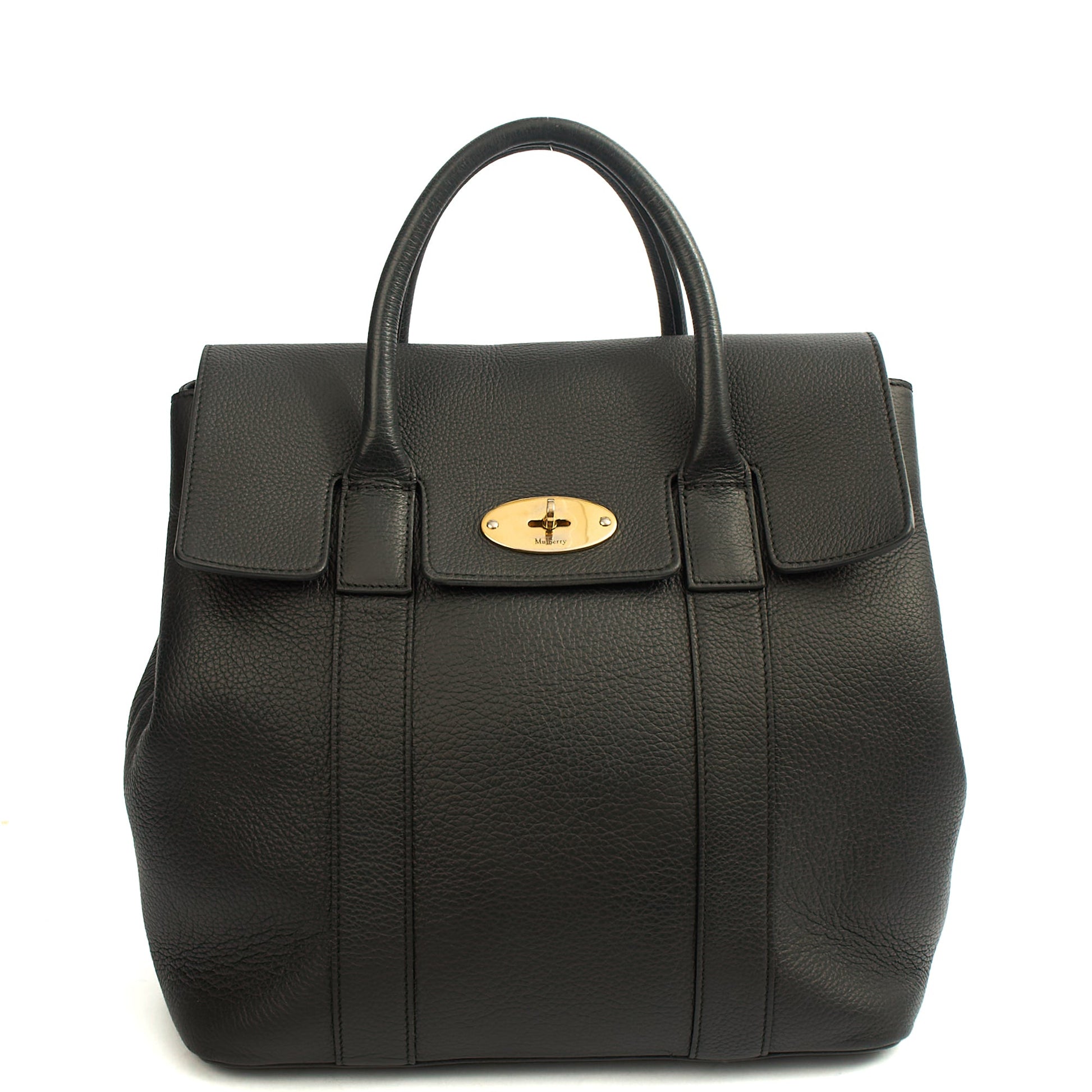 Mulberry Backpack Bayswater Backpack in Black, Leather — Alternate View 7
