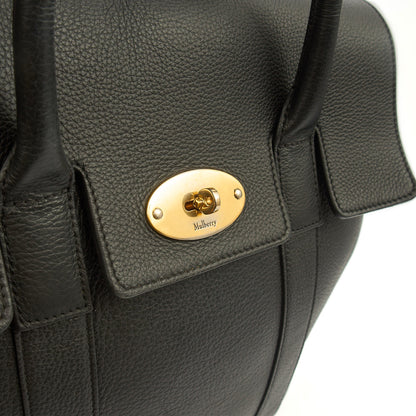 Mulberry Backpack Bayswater Backpack in Black, Leather — Side View