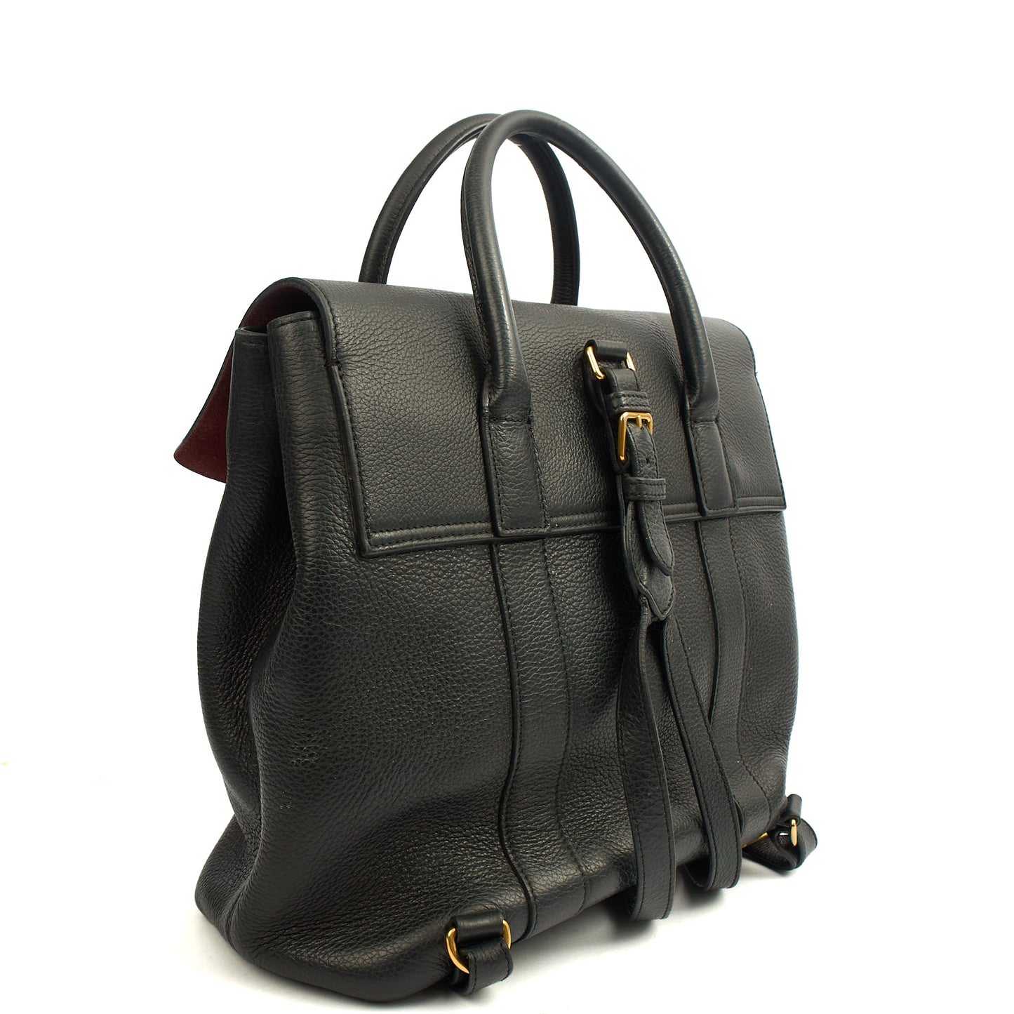 Mulberry Backpack Bayswater Backpack in Black, Leather — Alternate View 9