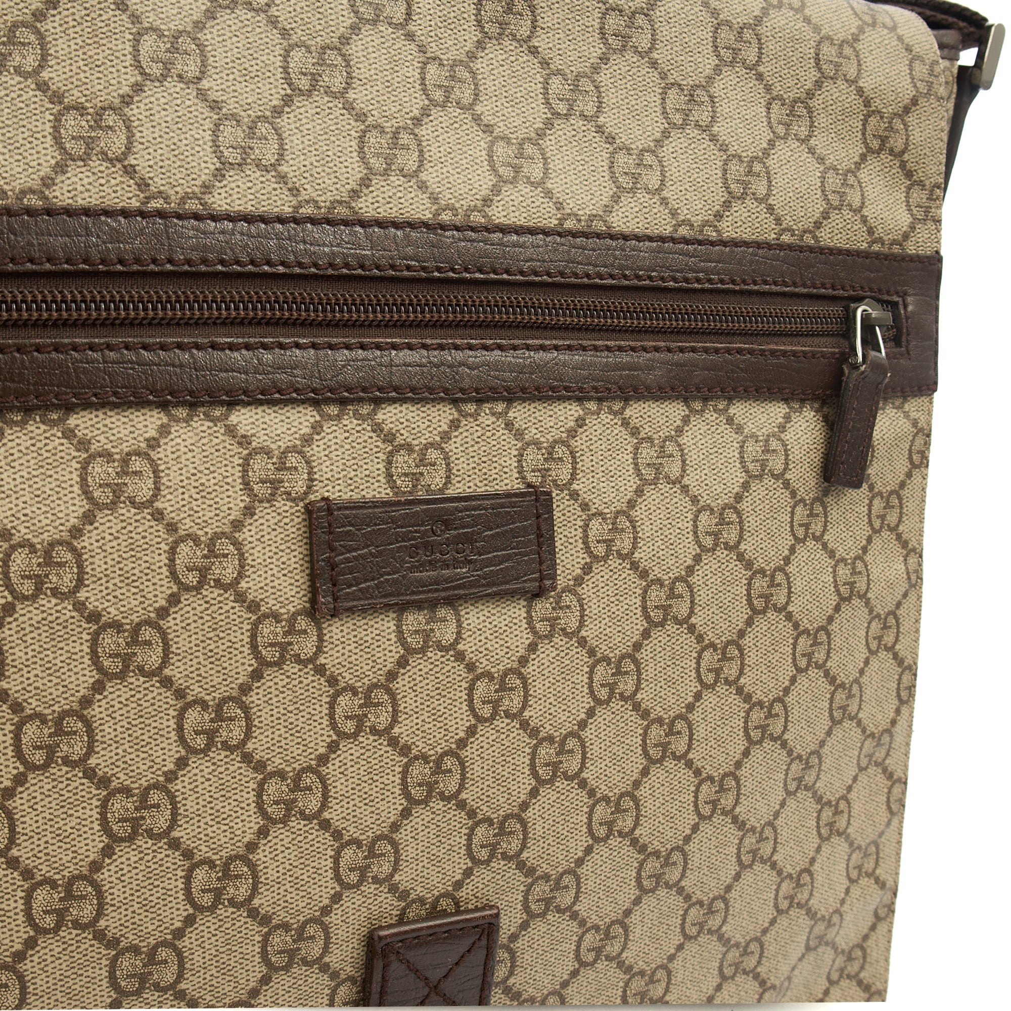 Gucci Satchel Satchel in GG Supreme, GG Supreme Canvas — Lifestyle View