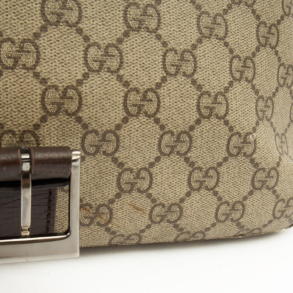 Gucci Satchel Satchel in GG Supreme, GG Supreme Canvas — Detail View