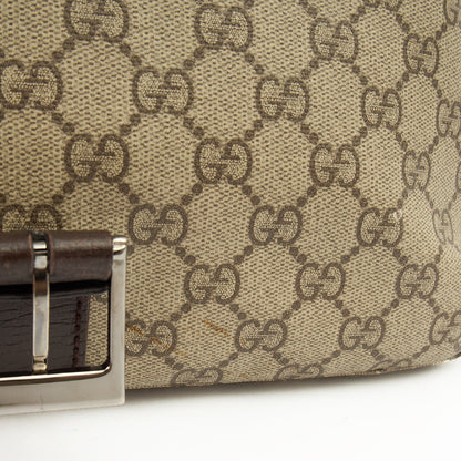 Gucci Satchel Satchel in GG Supreme, GG Supreme Canvas — Detail View