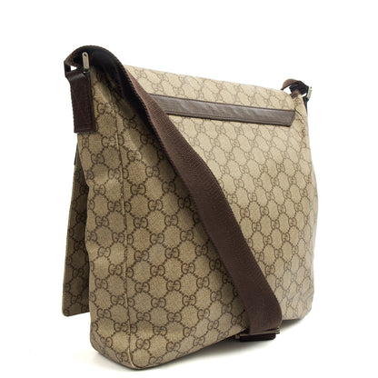 Gucci Satchel Satchel in GG Supreme, GG Supreme Canvas — Side View