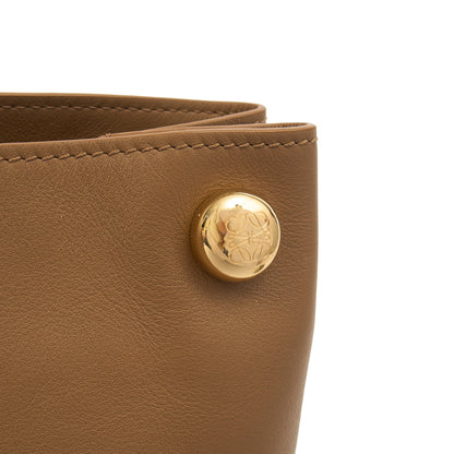 Loewe Cross Body T Pouch in Brown, Leather — Lifestyle View