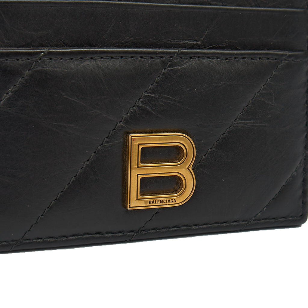 Balenciaga Card Holder Neo Classic Card Holder in Black, Leather — Lifestyle View