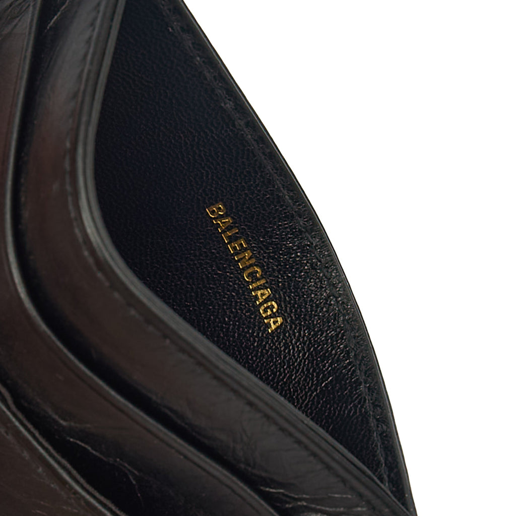Balenciaga Card Holder Neo Classic Card Holder in Black, Leather — Detail View