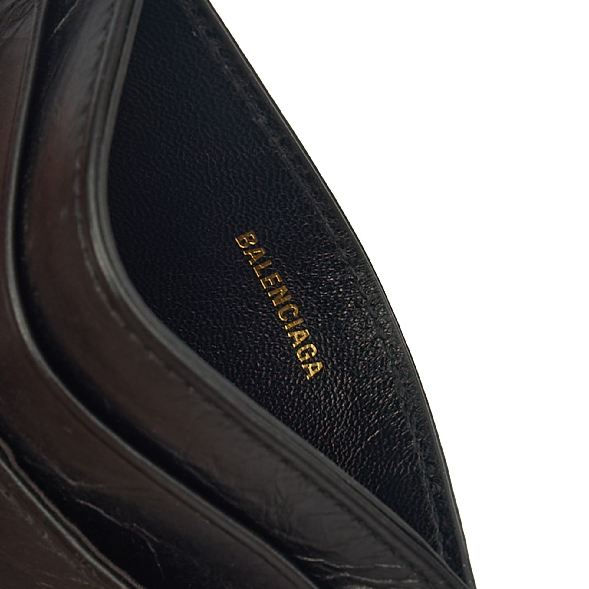 Balenciaga Card Holder Neo Classic Card Holder in Black, Leather — Detail View