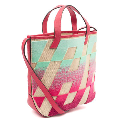Hermes Clic-H 21 Bag in Multi, Canvas — Side View