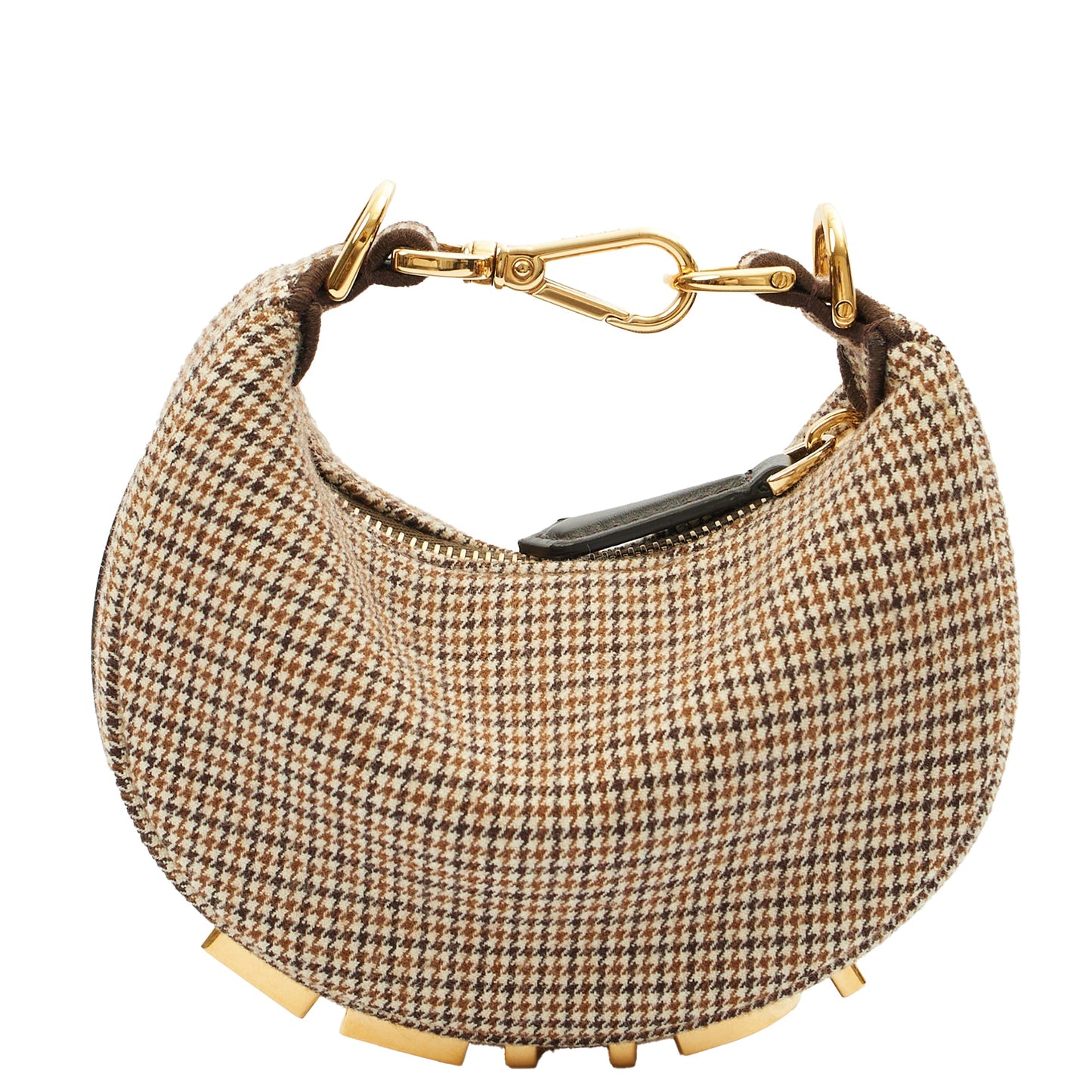 Fendi Mini Bag Fendigraphy - Nano in Brown, Fabric — Alternate View 7