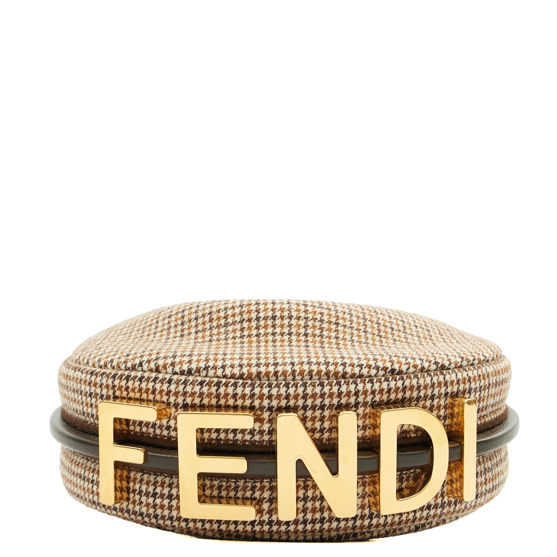 Fendi Mini Bag Fendigraphy - Nano in Brown, Fabric — Alternate View 16
