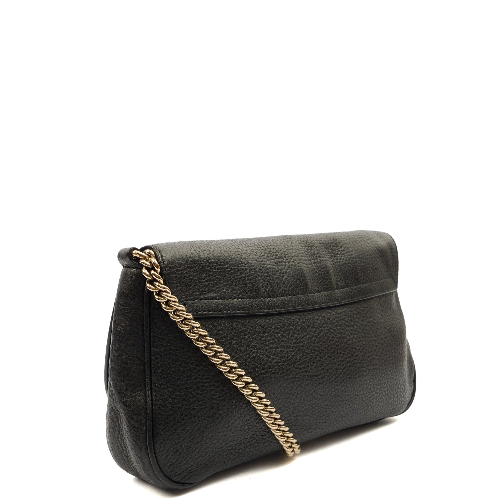 Gucci Cross Body Soho Chain Shoulder Bag in Black, Leather — Alternate View 8