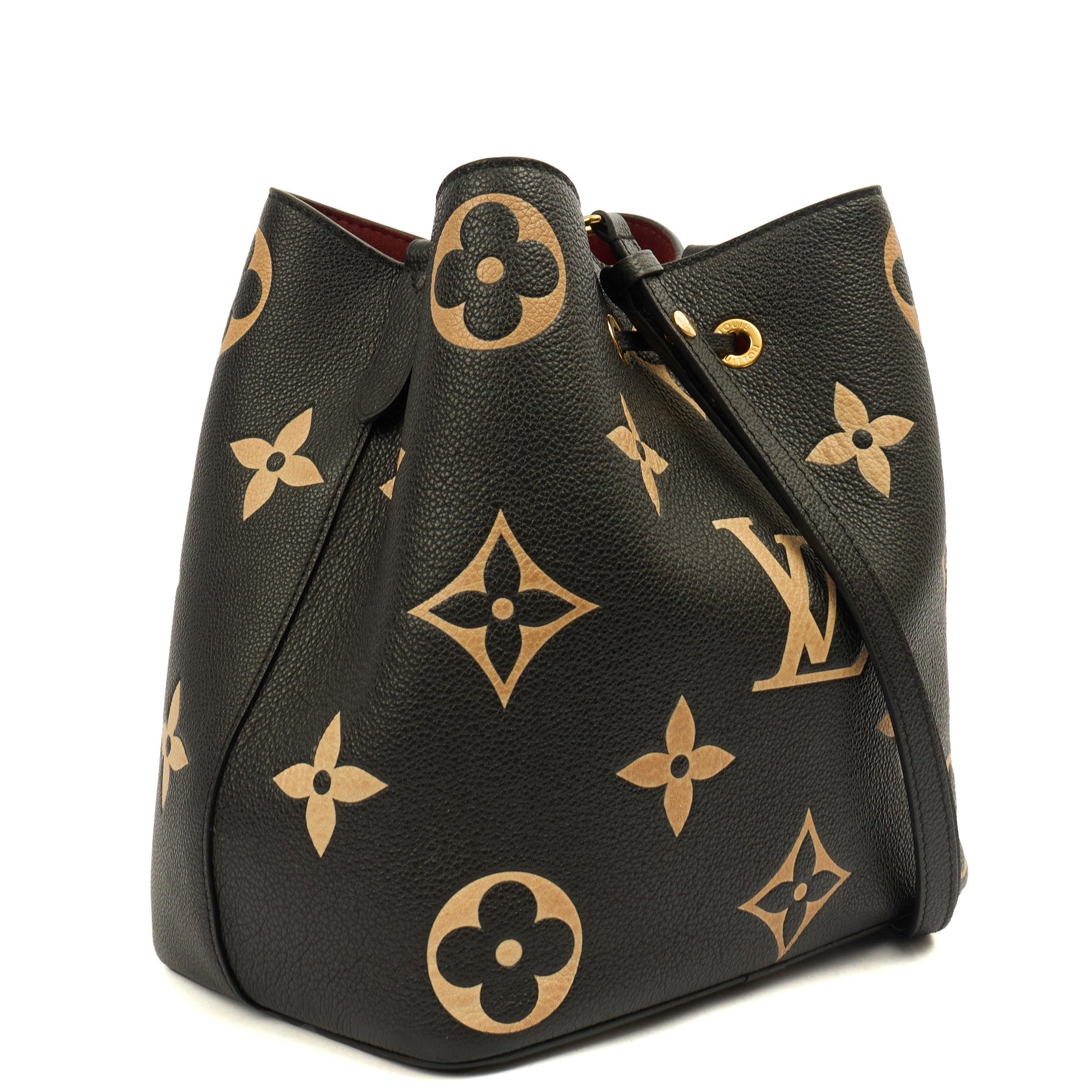 Louis Vuitton Bucket Bag NeoNoe MM Bucket in Black, Empreinte Leather — Alternate View 9