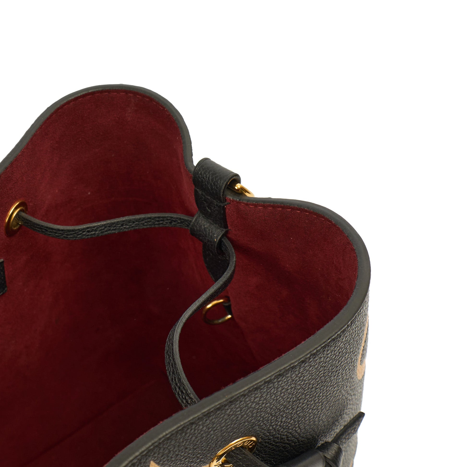 Louis Vuitton Bucket Bag NeoNoe MM Bucket in Black, Empreinte Leather — Alternate View 12