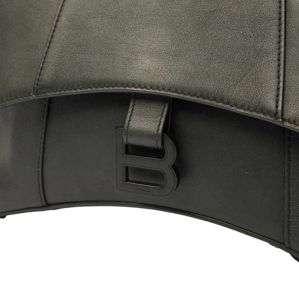 Balenciaga Shoulder Bag Downtown - Small in Black, Leather — Alternate View 12