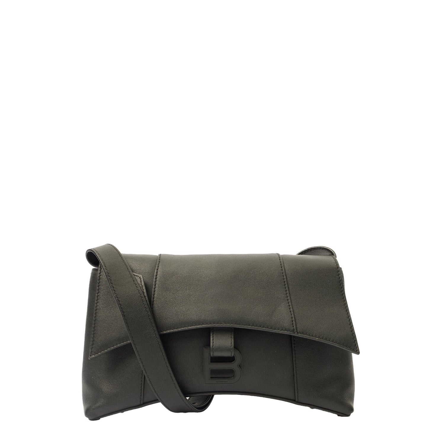 Balenciaga Shoulder Bag Downtown - Small in Black, Leather — Alternate View 7