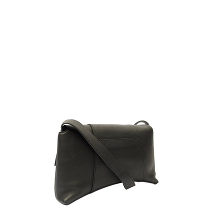 Balenciaga Shoulder Bag Downtown - Small in Black, Leather — Side View