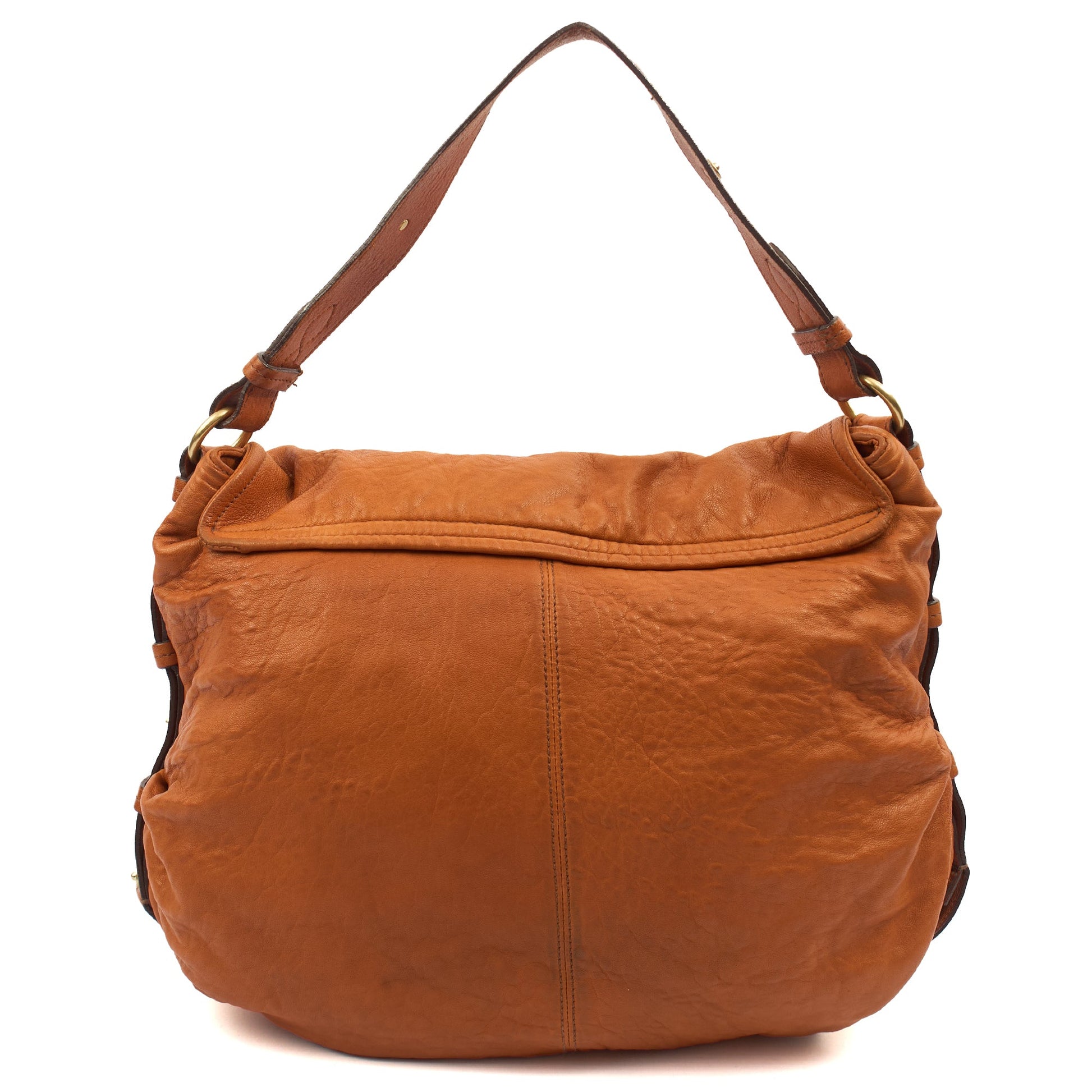 Mulberry Tote Hayden in Brown, Calfskin Leather — Back View