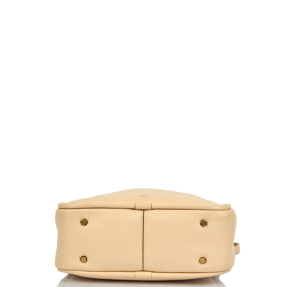 Mulberry Leighton in Neutral, Leather — Detail View
