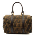 Fendi Tote Boston in Zucca FF, Canvas — Front View