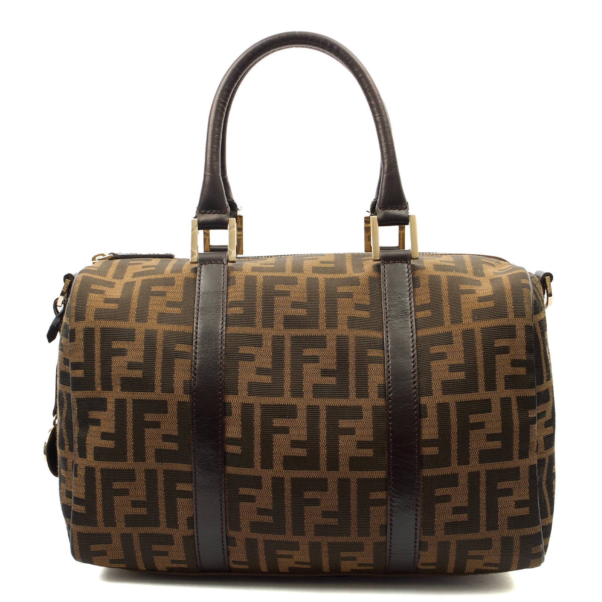 Fendi Tote Boston in Zucca FF, Canvas — Alternate View 7