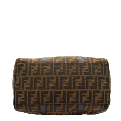 Fendi Tote Boston in Zucca FF, Canvas — Top View