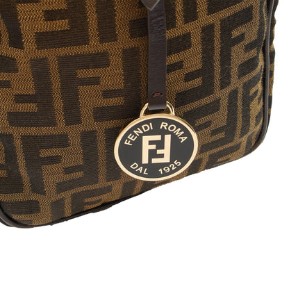 Fendi Tote Boston in Zucca FF, Canvas — Lifestyle View