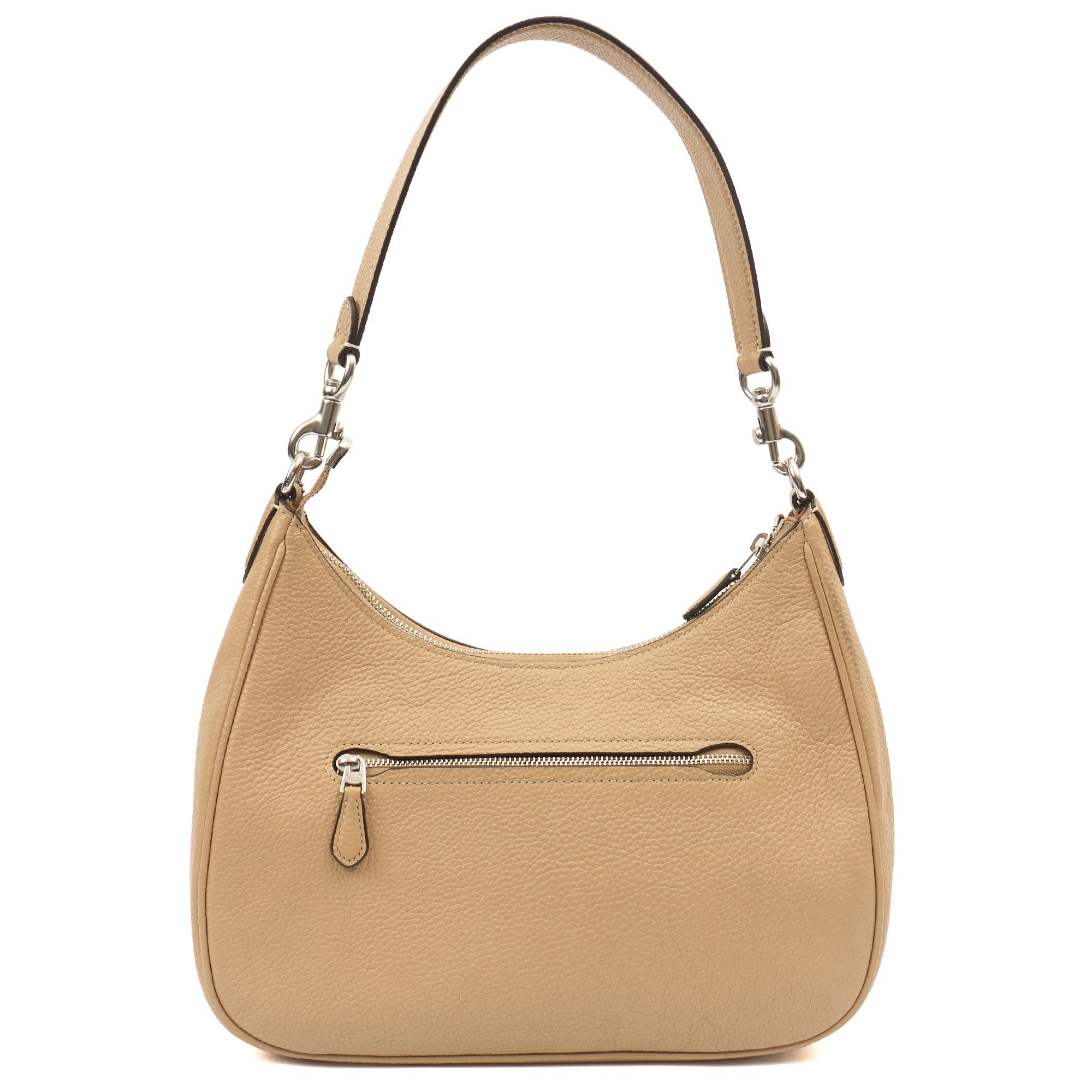 Coach Shoulder Bag Teri Shoulder Bag in Neutral, Leather — Top View