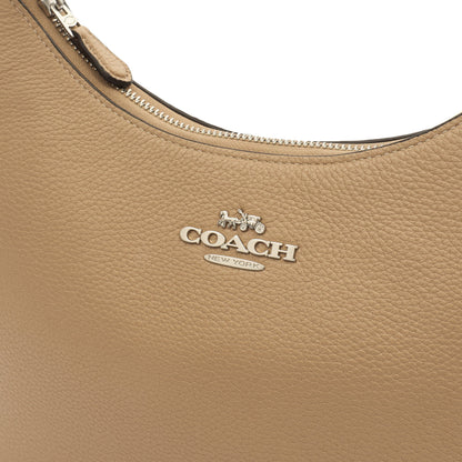 Coach Shoulder Bag Teri Shoulder Bag in Neutral, Leather — Side View