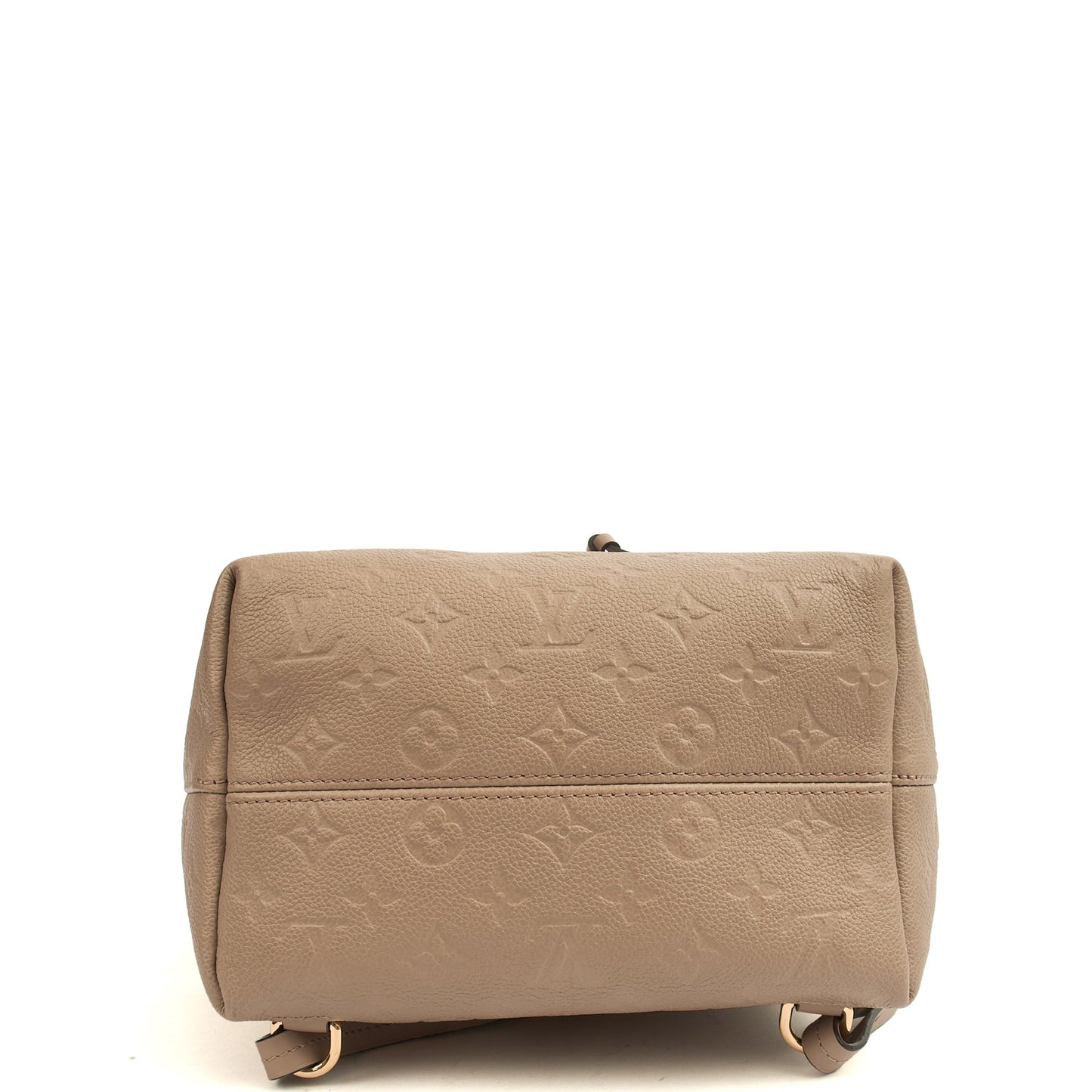 Louis Vuitton Backpack Montsouris MM in Tourtelle, Leather — Top View