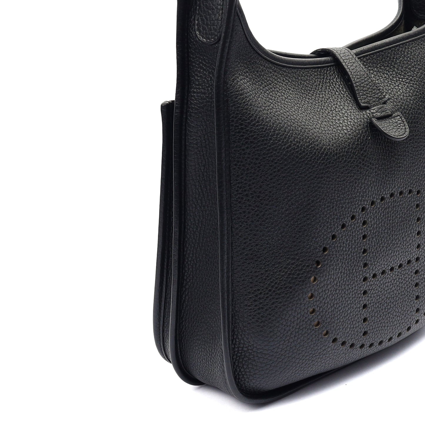 Hermes Evelyne 29 in Black, Clemence Leather — Alternate View 10
