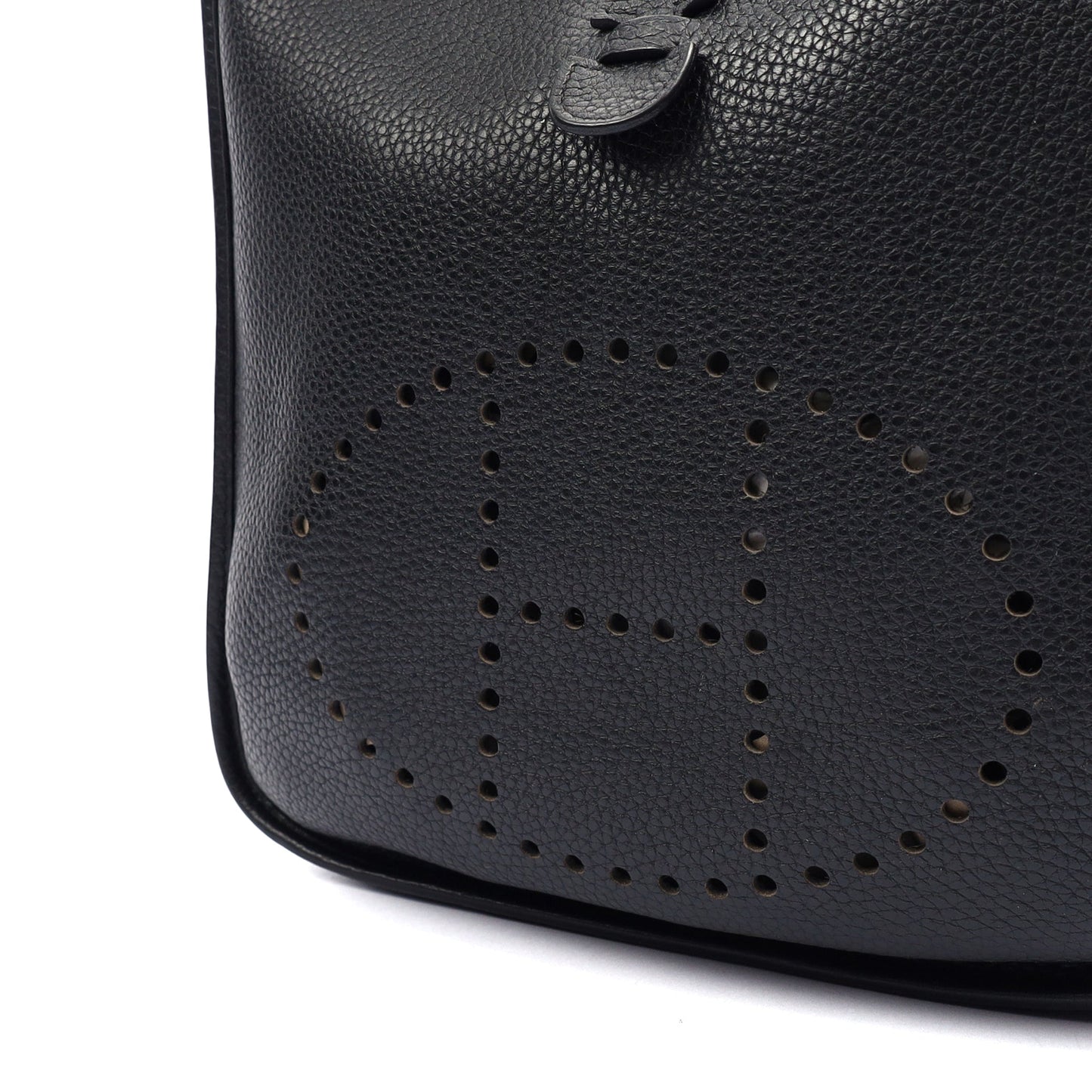 Hermes Evelyne 29 in Black, Clemence Leather — Alternate View 8