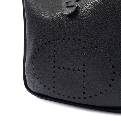 Hermes Evelyne 29 in Black, Clemence Leather — Alternate View 8