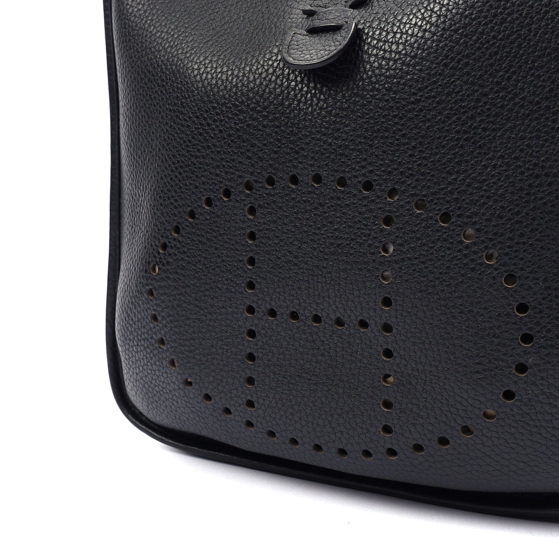 Hermes Evelyne 29 in Black, Clemence Leather — Alternate View 20