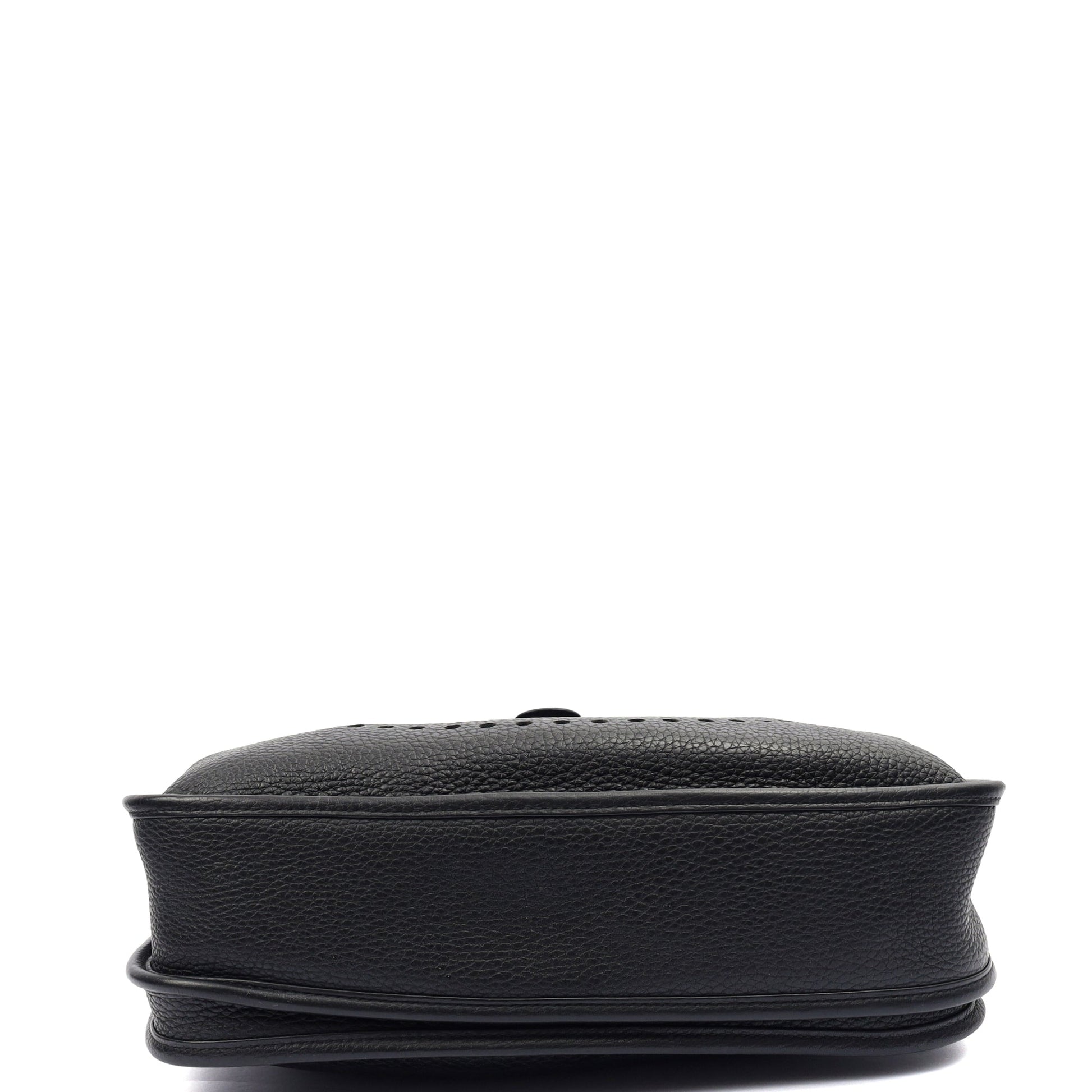 Hermes Evelyne 29 in Black, Clemence Leather — Alternate View 16