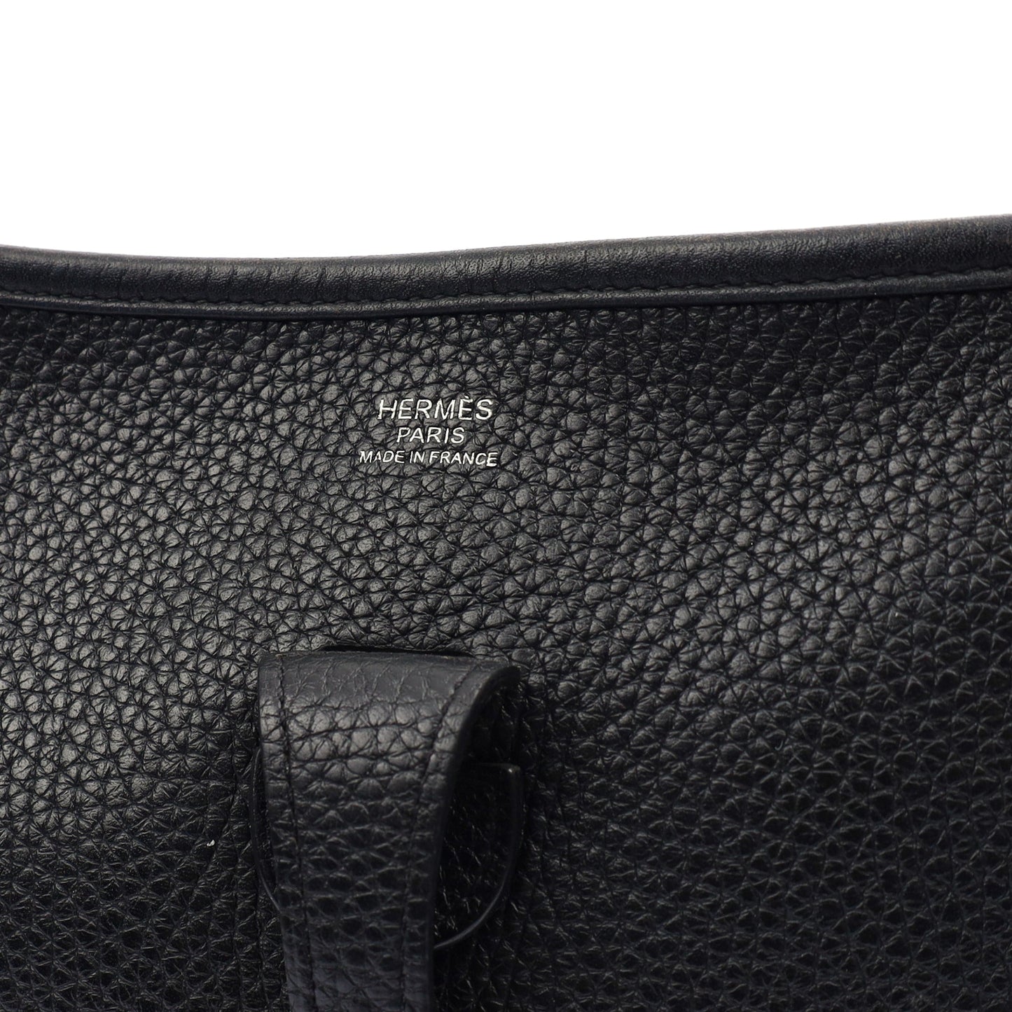Hermes Evelyne 29 in Black, Clemence Leather — Alternate View 21