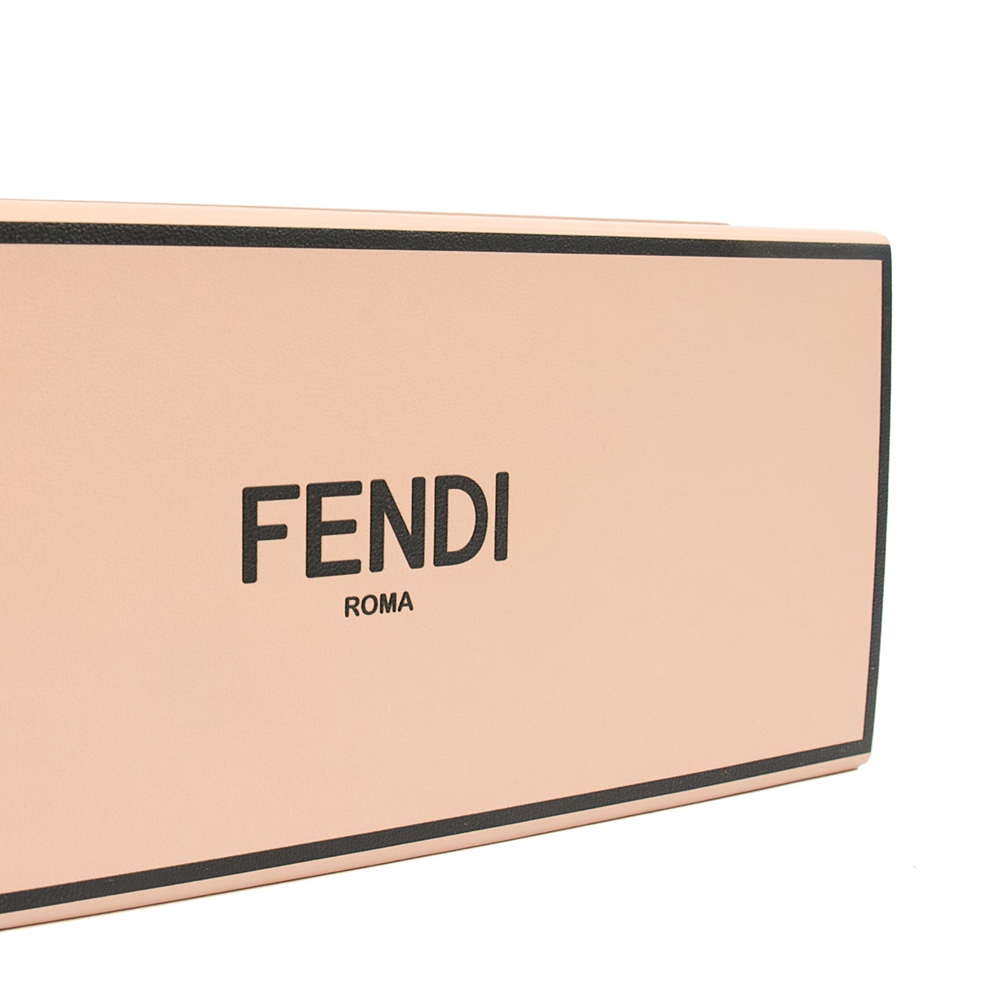 Fendi Cross Body Vertical Box Bag in Pink, Leather — Lifestyle View