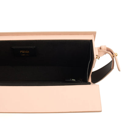 Fendi Cross Body Vertical Box Bag in Pink, Leather — Detail View