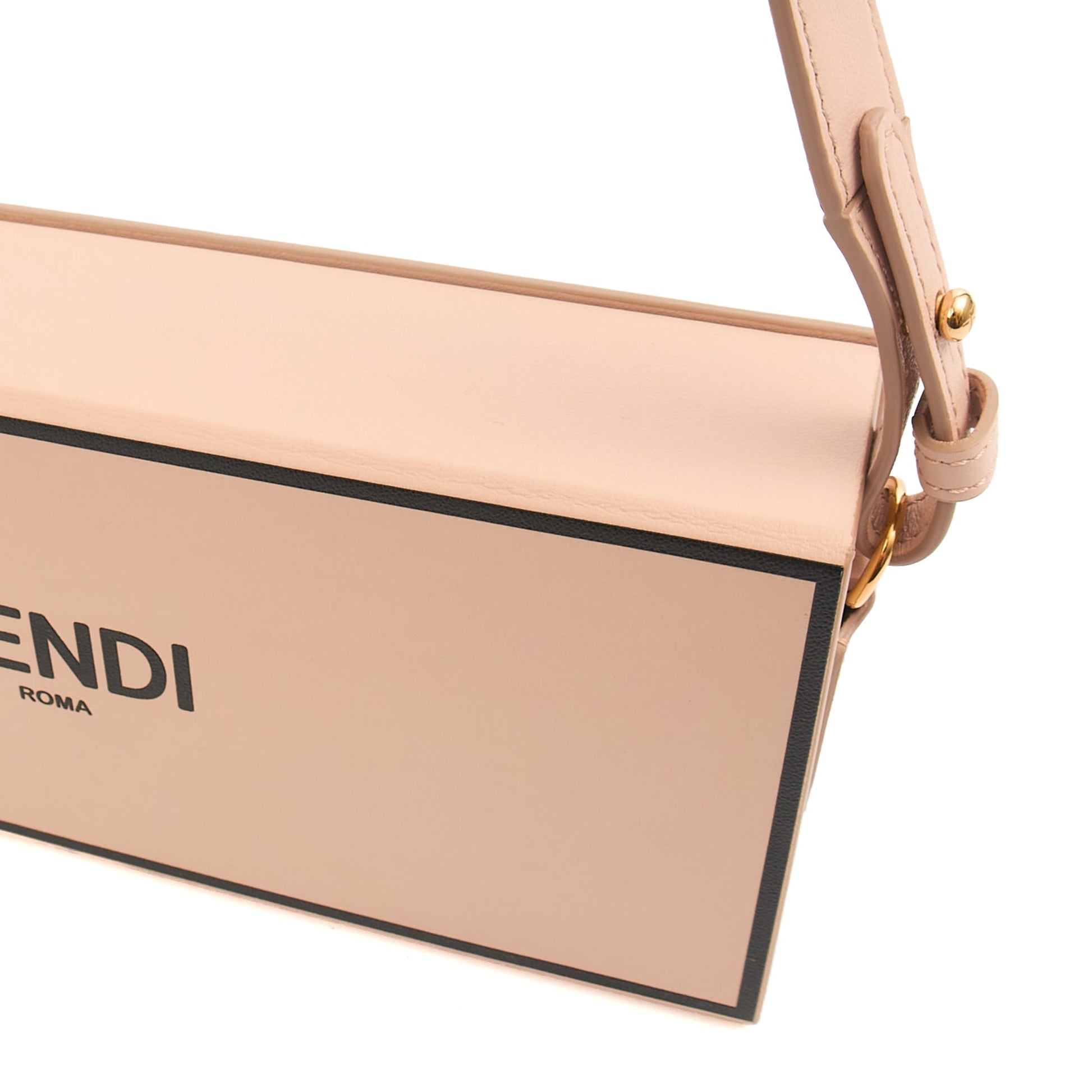 Fendi Cross Body Vertical Box Bag in Pink, Leather — Alternate View 10